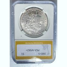 1883-S Morgan Dollar PCGS MS62+ SILVER