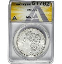 1887 Morgan Dollar PCGS MS65 SILVER