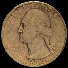 1932-D Washington Quarter LIGHTLY CIRCULATED