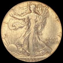 1938-D Walking Liberty Half Dollar LIGHTLY CIRCULATED