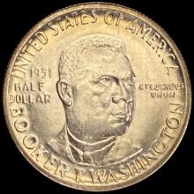 1951-D Booker T. Washington Half Dollar SUPERB GEM BU