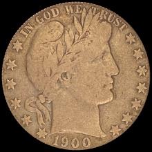 1900-O Barber Half Dollar LIGHTLY CIRCULATED