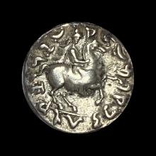 Bactria, Antimachus II 174-165 BC Silver Drachm CLOSELY UNCIRCULATED