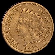 1863 Indian Head Cent CHOICE AU