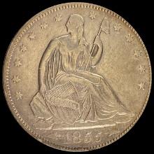 1855 Seated Liberty Half Dollar CLOSELY UNCIRCULATED