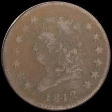 1812 Classic Head Large Cent NICELY CIRCULATED