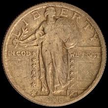 1927-S Standing Liberty Quarter LIGHTLY CIRCULATED
