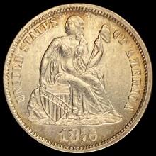 1876 Seated Liberty Dime UNCIRCULATED