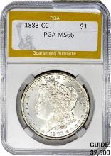 1883-CC Morgan Dollar PGA MS66 SILVER