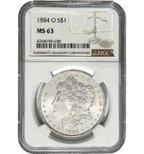 1884-O Morgan Dollar NGC MS63 SILVER