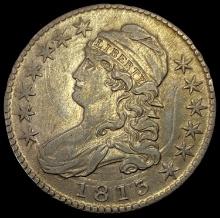 1813 SILVER Capped Bust Half Dollar CLOSELY UNCIRCULATED