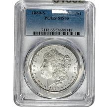 1885 Morgan Dollar PCGS MS65 SILVER