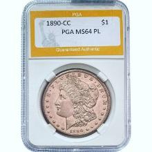 1880-CC Morgan Silver Dollar PCGS MS64 PL