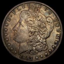 1897-S SILVER Morgan Dollar GEM BU