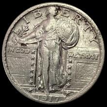 1917-S SILVER Standing Liberty Quarter LIGHTLY CIRCULATED