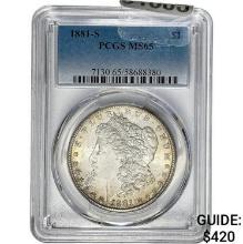 1881-S Morgan Dollar PCGS MS65 SILVER