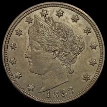 1883 Liberty Head Nickel No Cents CLOSELY UNCIRCULATED