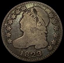 1823 SILVER Capped Bust Dime NICELY CIRCULATED