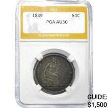 1839 50C PGCA AU50