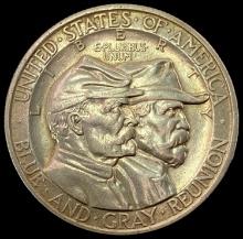 1936 SILVER Gettysburg Half Dollar GEM BU