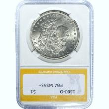 1880-O Morgan Dollar PCGS MS63+ SILVER