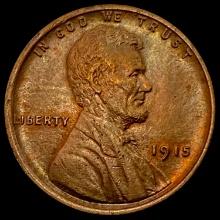 1915 Lincoln Wheat Cent CHOICE AU