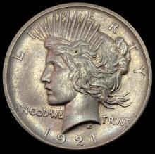 1921 SILVER Peace Dollar CLOSELY UNCIRCULATED