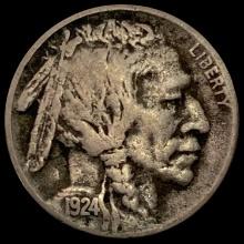 1924-S Nickel Buffalo Nickel LIGHTLY CIRCULATED