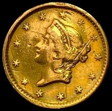 1852 GOLD $1 Liberty Head HIGH GRADE