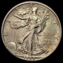 1933-S SILVER Walking Liberty Half Dollar CLOSELY UNCIRCULATED