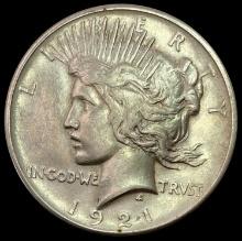 1921 SILVER Peace Dollar LIGHTLY CIRCULATED