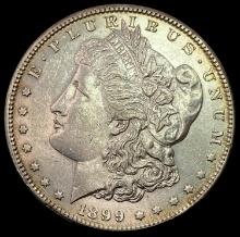 1899-S SILVER Morgan Dollar CHOICE AU