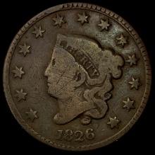 1826 Large Cent NICELY CIRCULATED