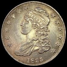 1835 SILVER Capped Bust Half Dollar CHOICE BU