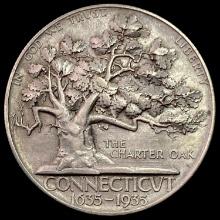 1935 SILVER Connecticut Half Dollar CLOSELY UNCIRCULATED