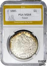 1885 Morgan Dollar PGA MS64