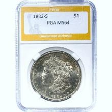 1882-S Morgan Dollar PCGS MS64 SILVER