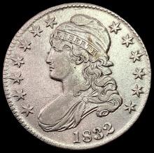1832 SILVER Capped Bust Half Dollar CLOSELY UNCIRCULATED