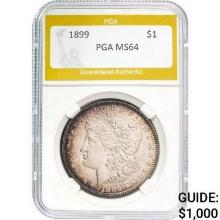 1899 Morgan Silver Dollar PGA MS64  MS64