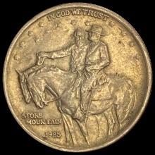 1925 Stone Mountain Silver Half Dollar CLOSELY UNCIRCULATED