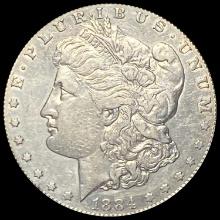 1884-S Morgan Silver Dollar ABOUT UNCIRCULATED