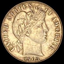 1903 Barber Dime CLOSELY UNCIRCULATED