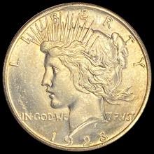 1923-S Silver Peace Dollar CHOICE BU