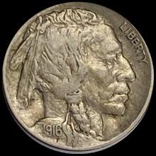 1916-D Buffalo Nickel CHOICE AU
