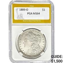 1889-O Morgan Dollar PGA MS64  MS64