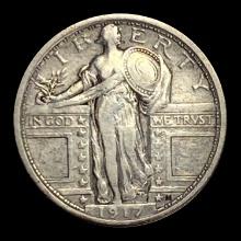 1917 Standing Liberty Quarter LIGHTLY CIRCULATED