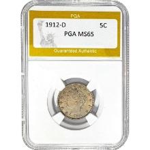 1912-D Liberty Nickel PGA MS65  MS65