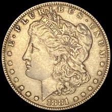 1881 Morgan Silver Dollar NEARLY UNCIRCULATED