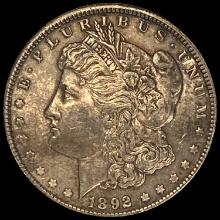 1892 Silver Morgan Dollar CHOICE AU
