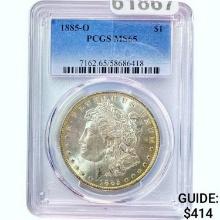 1885-O Morgan Dollar PCGS MS65